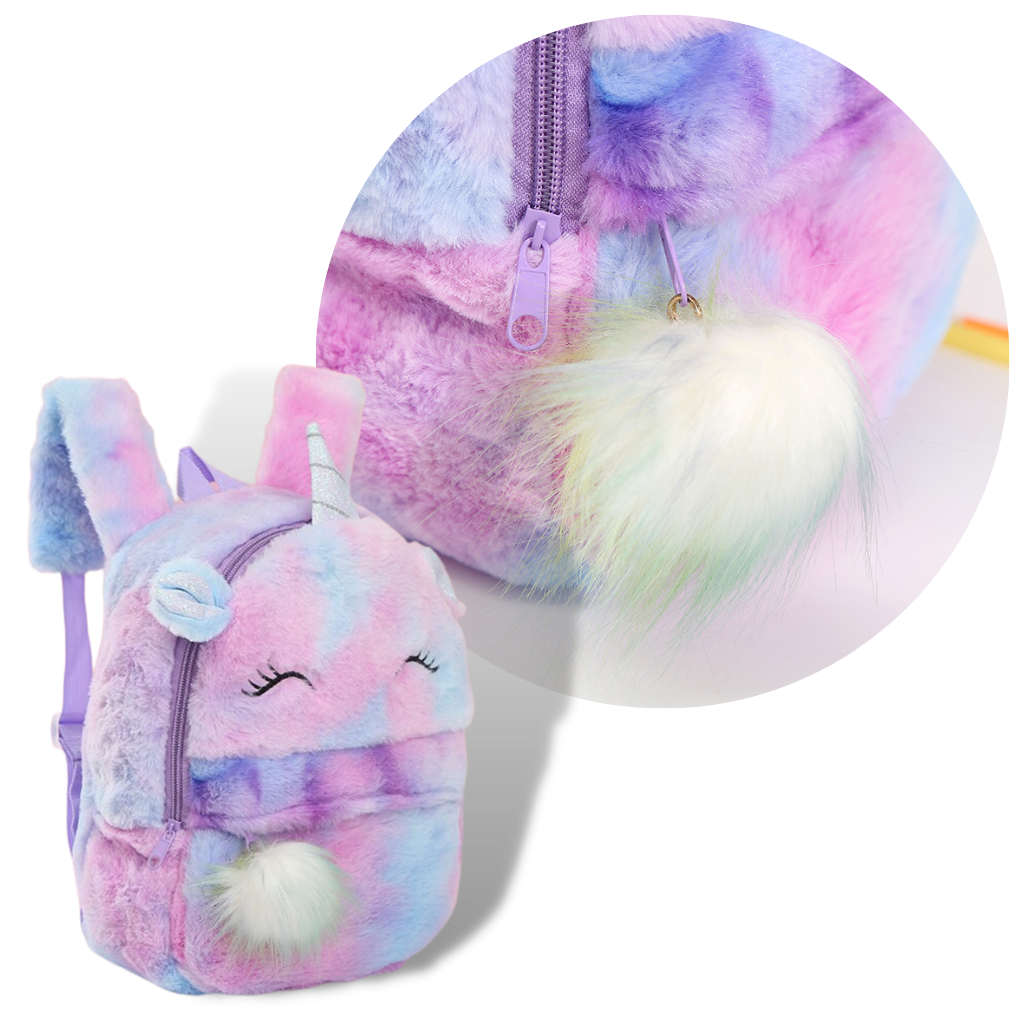Sac à dos de Licorne en peluche pour filles