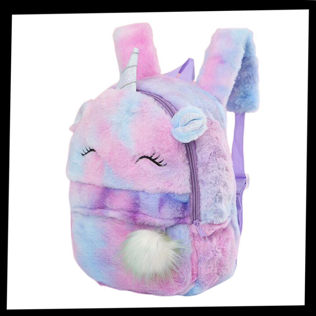 Sac à dos de Licorne en peluche pour filles