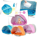 Tente de plage portative pour bébé avec mini-piscine