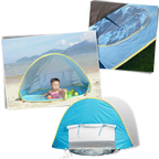 Tente de plage portative pour bébé avec mini-piscine