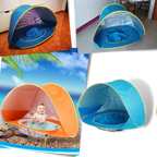 Tente de plage portative pour bébé avec mini-piscine