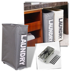 Panier à linge portable à roulettes