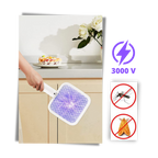 Lampe raquette électrique anti moustique rechargeable