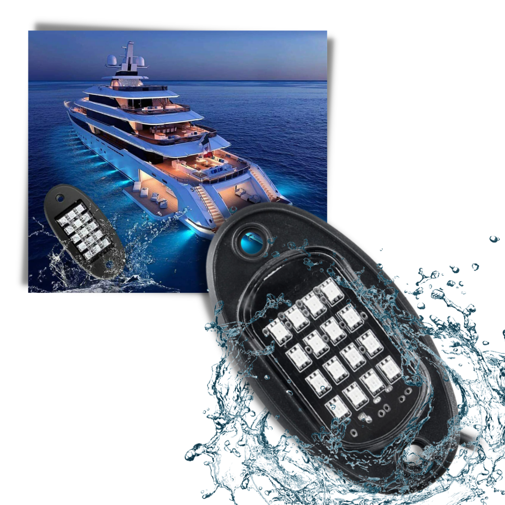 Ensemble de 8 lumières RVB pour véhicules