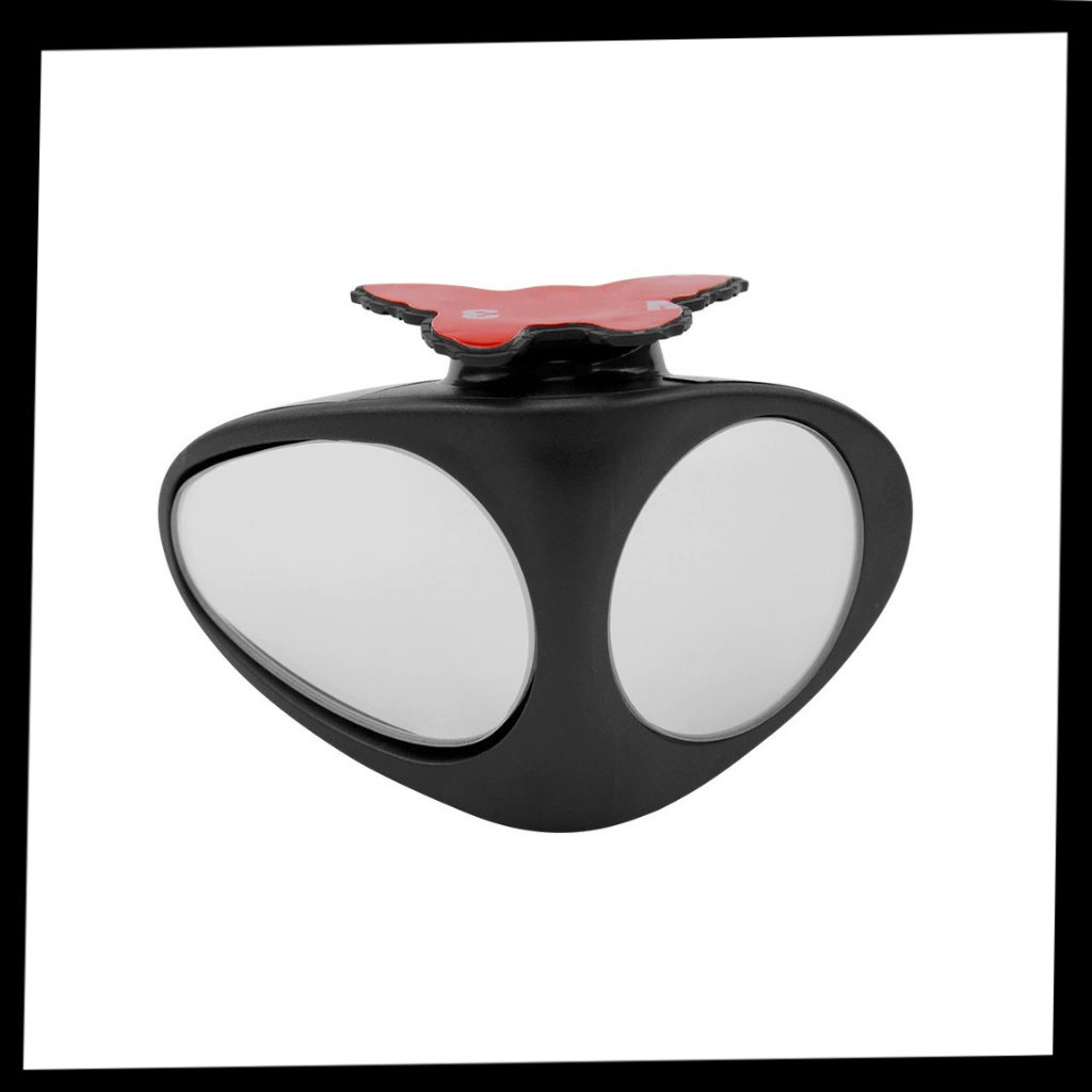 Rétroviseur d'angle mort rotatif à 2 côtés