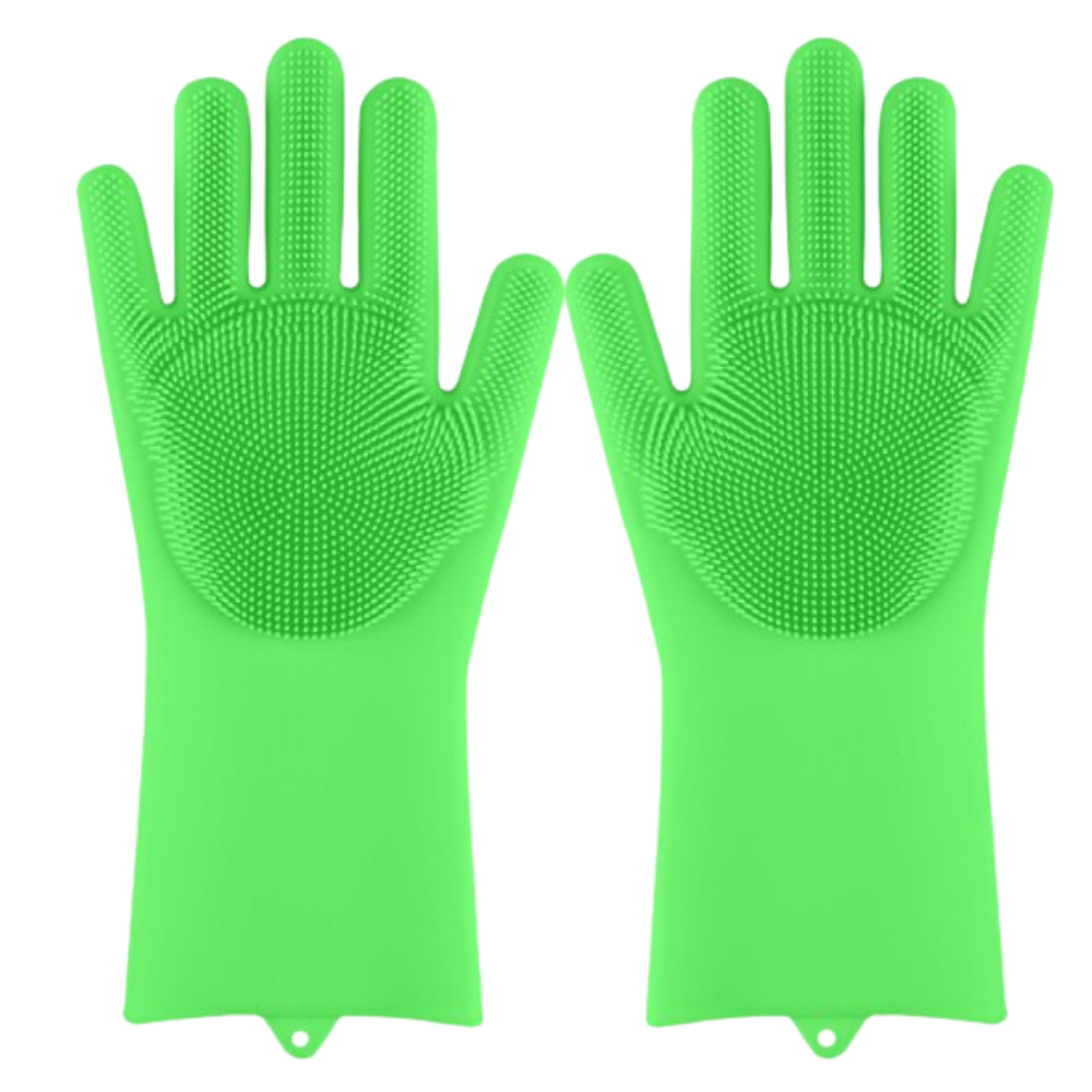 Gants de vaisselle en silicone à usages multiples