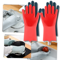 Gants de vaisselle en silicone à usages multiples