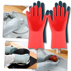 Gants de vaisselle en silicone à usages multiples