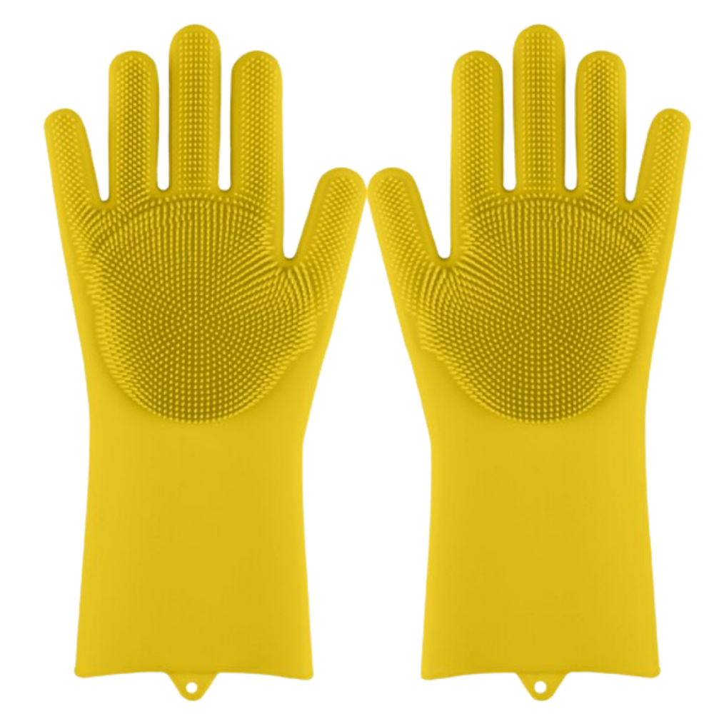 Gants de vaisselle en silicone à usages multiples