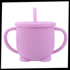 Tasse à bec en silicone pour bébés