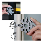 Outil Flocon de neige multifonctionnel 18-en-1 en acier inoxydable