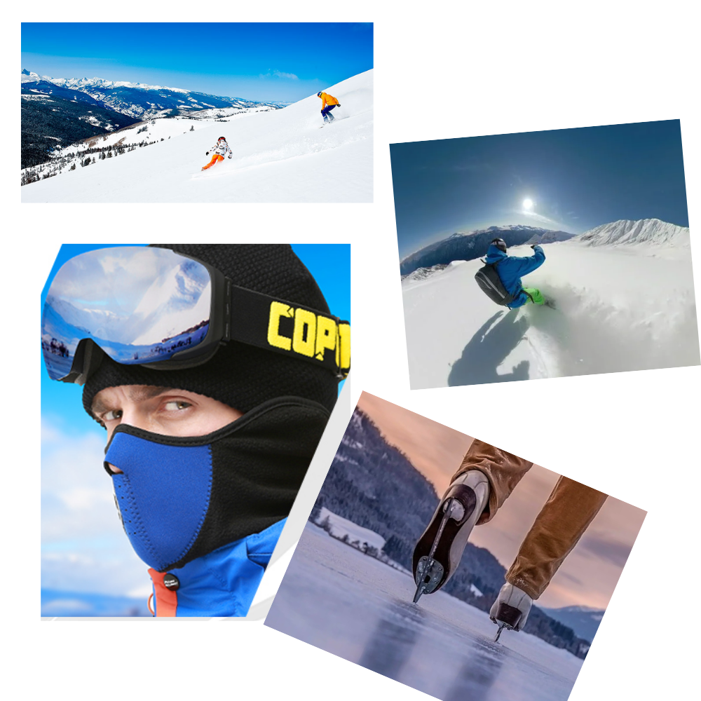 Lunettes de protection pour la neige avec un pack de verres