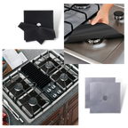 Couverture de protection pour cuisinière à gaz (lot de 2)