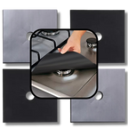 Couverture de protection pour cuisinière à gaz (lot de 2)