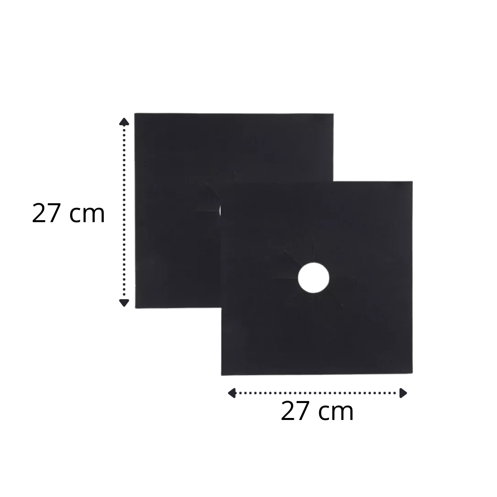 Couverture de protection pour cuisinière à gaz (lot de 2)