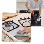 Couverture de protection pour cuisinière à gaz (lot de 2)