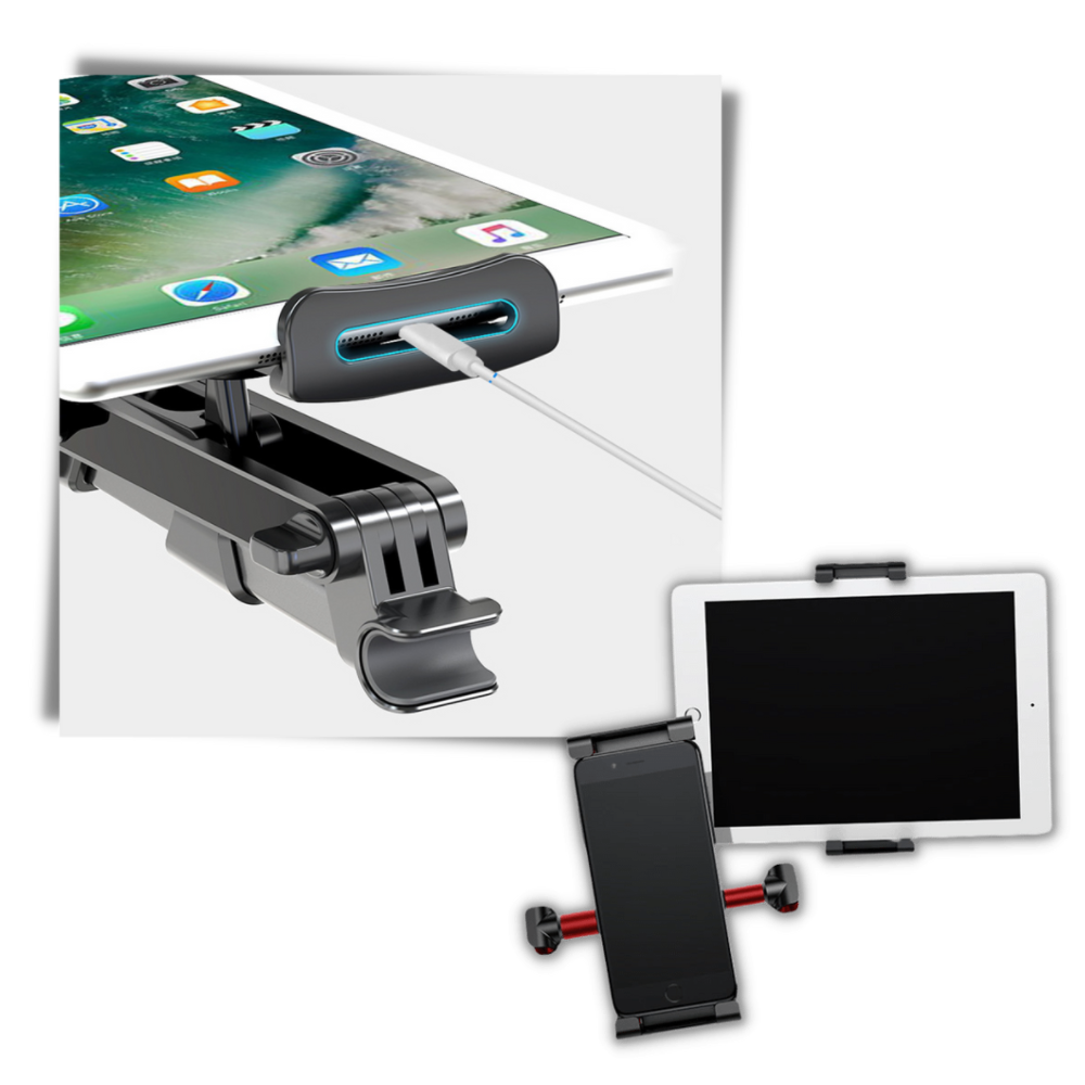 Support de tablette et de téléphone pour siège arrière de voiture