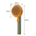 Brosse autonettoyante pour animaux de compagnie