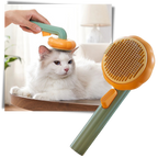 Brosse autonettoyante pour animaux de compagnie