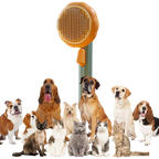 Brosse autonettoyante pour animaux de compagnie