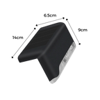 Lampes solaires à LED pour escalier (4 pièces)