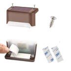 Lampes solaires à LED pour escalier (4 pièces)