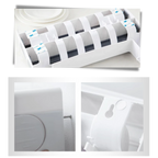 Support mural 4-en-1 pour film étirable et papier essuie-tout