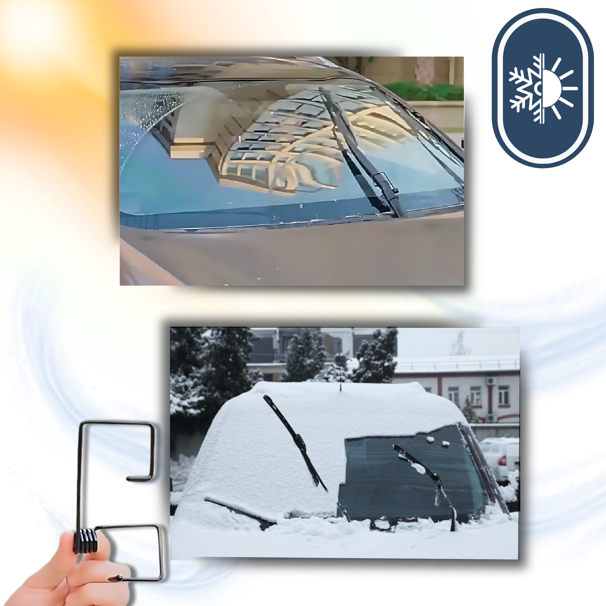 Bras d'essuie-glace de voiture à visibilité par tout temps