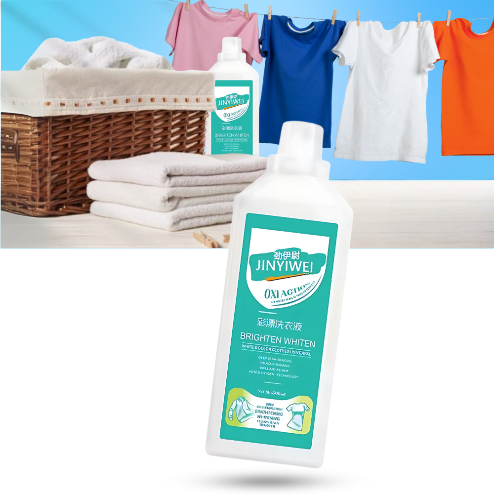 Solution de nettoyage à l'eau de Javel pour la protection des couleurs