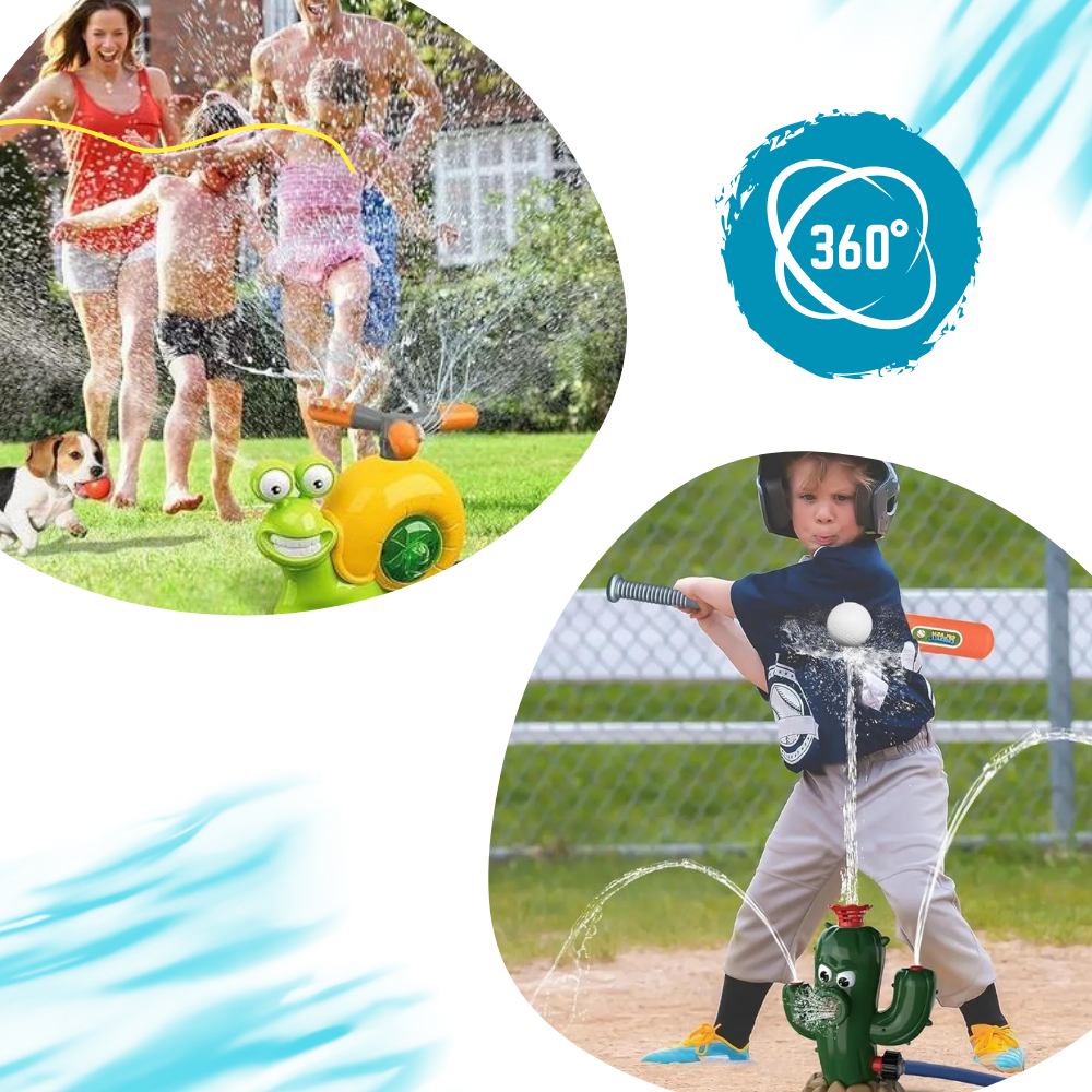 Jeu de baseball à jet d'eau