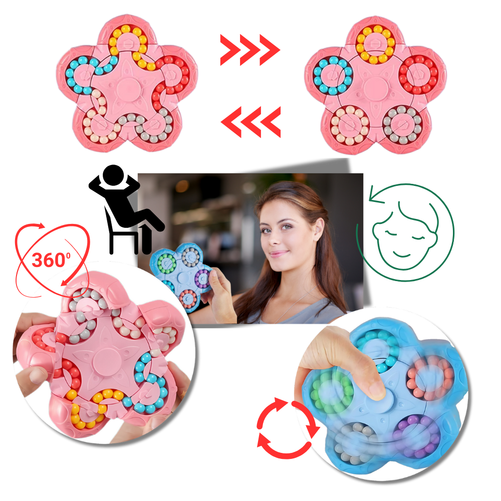 Jouet puzzle haricot magique à double usage