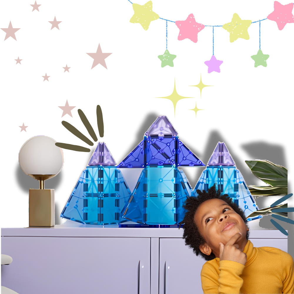 Blocs de construction magnétiques éducatifs