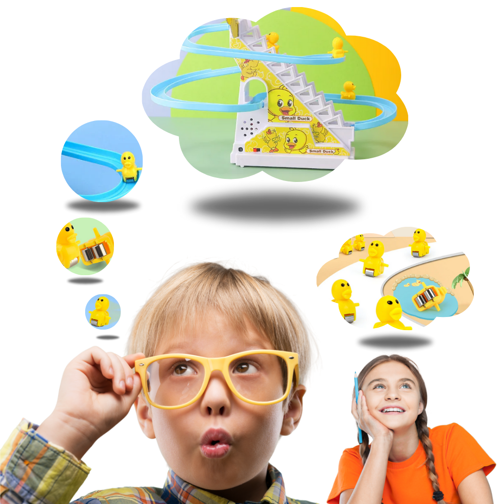 Piste de course de canards interactive