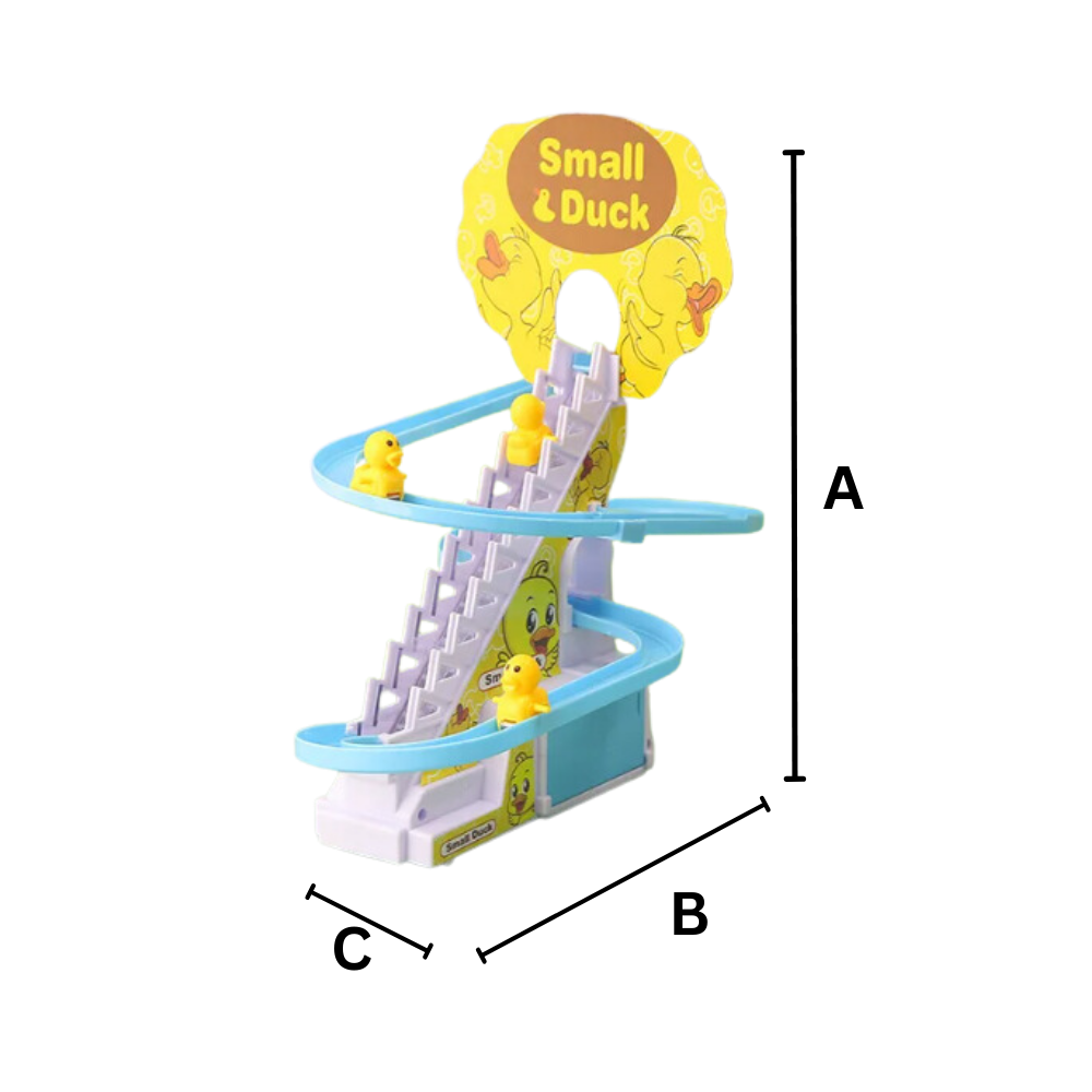 Piste de course de canards interactive