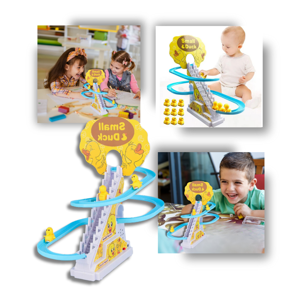 Piste de course de canards interactive