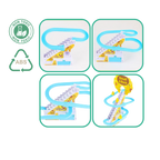 Piste de course de canards interactive