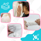 Serviettes compressées en coton doux