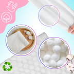 Serviettes compressées en coton doux