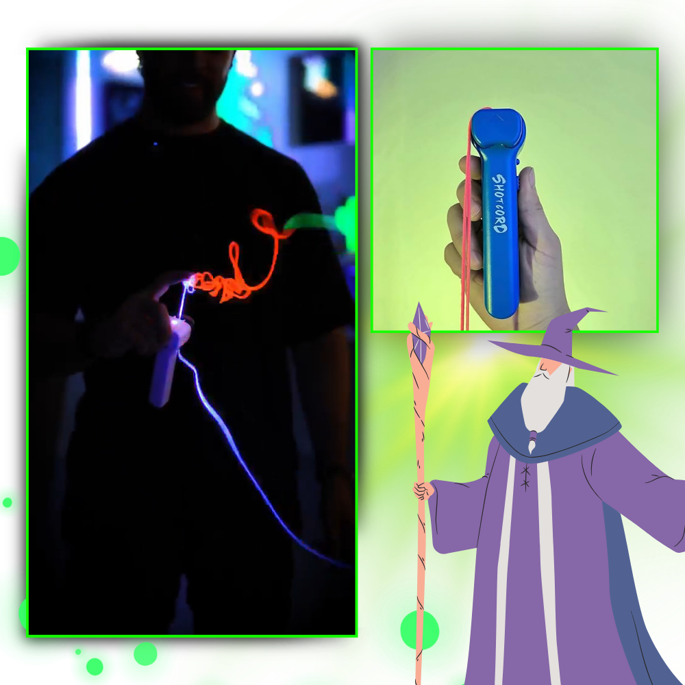 Jouet Lasso interactif à boucle lumineuse