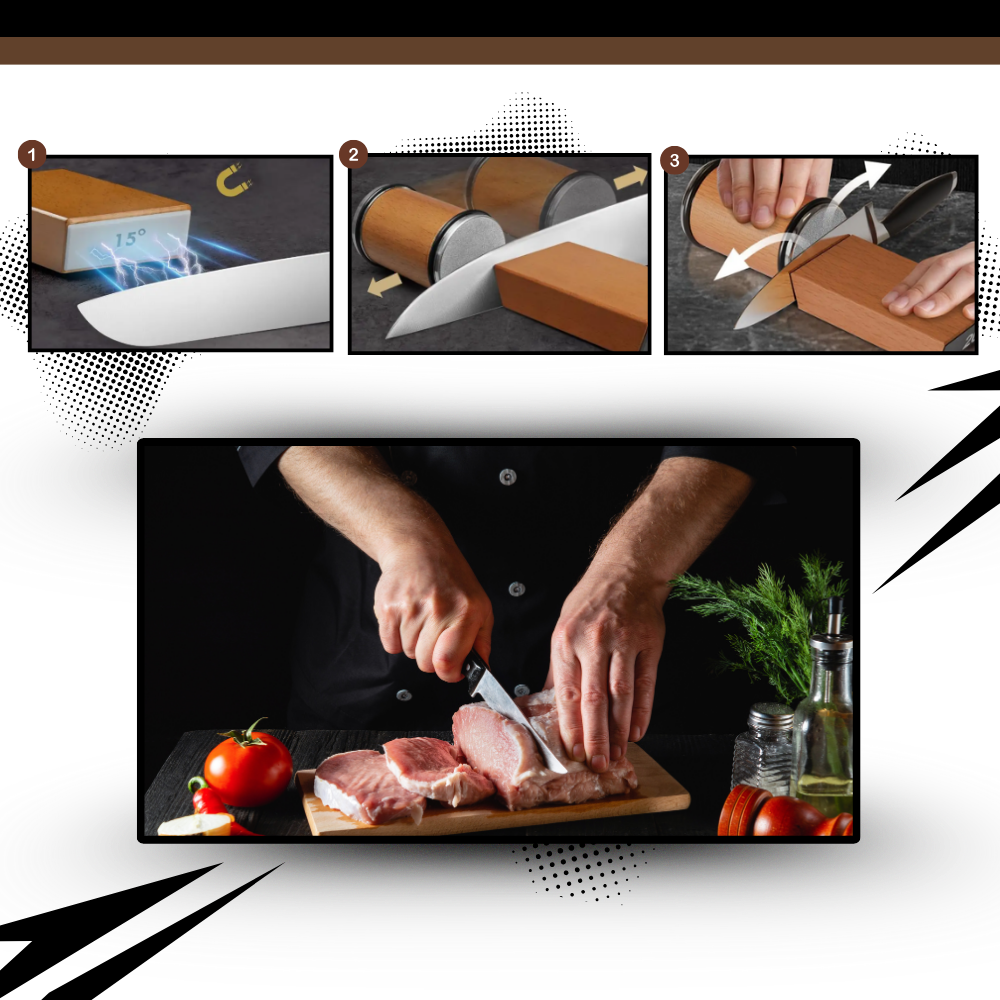 Aiguiseur de couteaux de précision