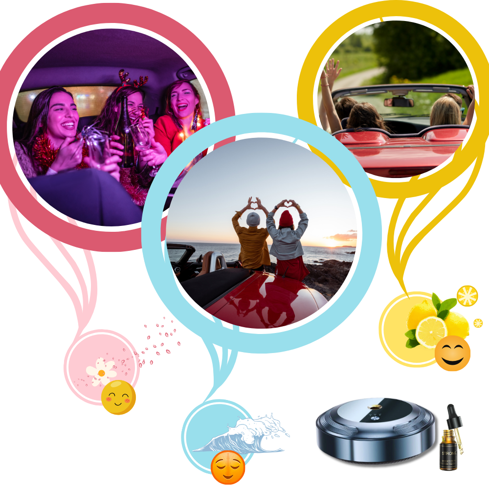 Purificateur d'air de voiture résistant à la chaleur et de longue durée