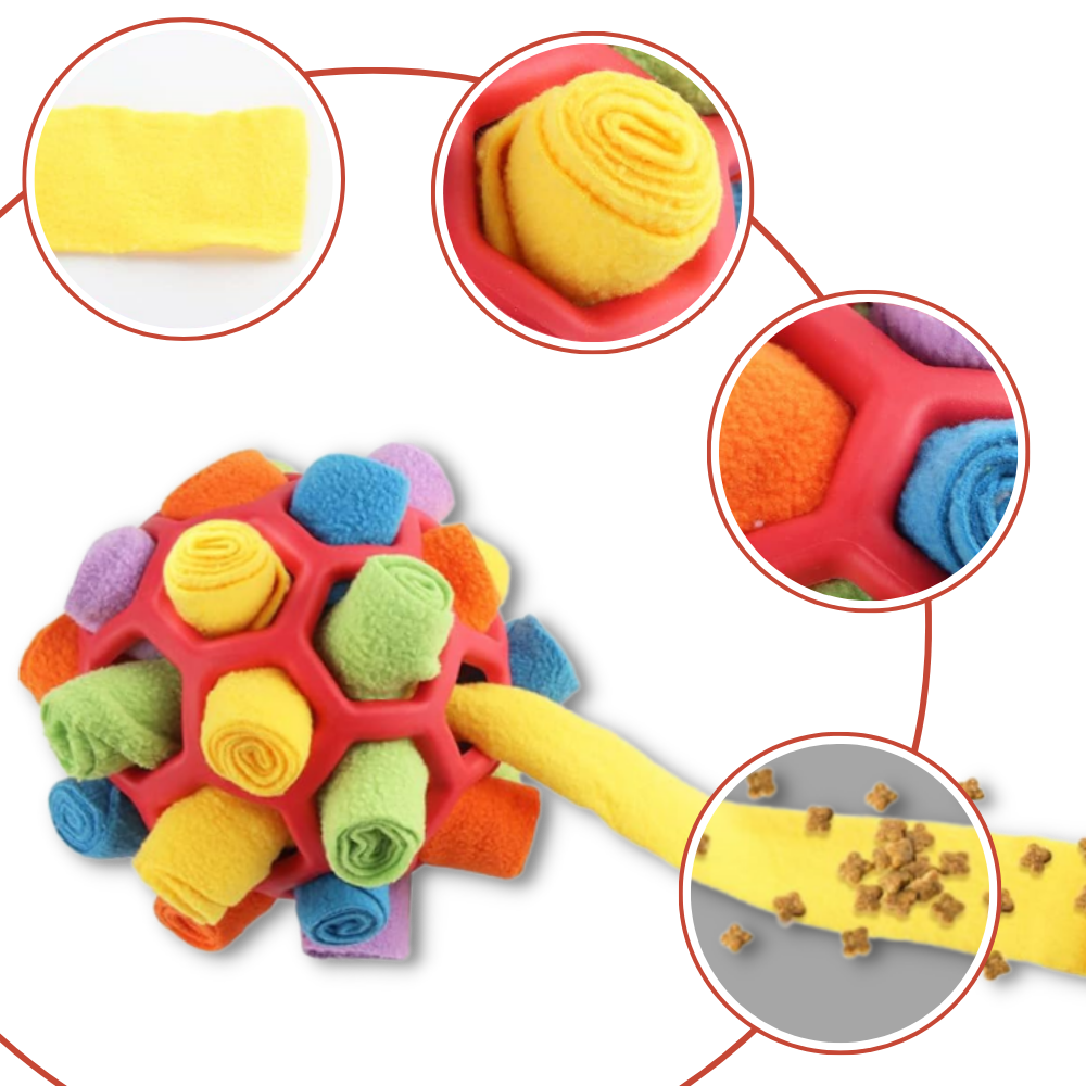 Balle à priser et de stimulation mental pour chiens