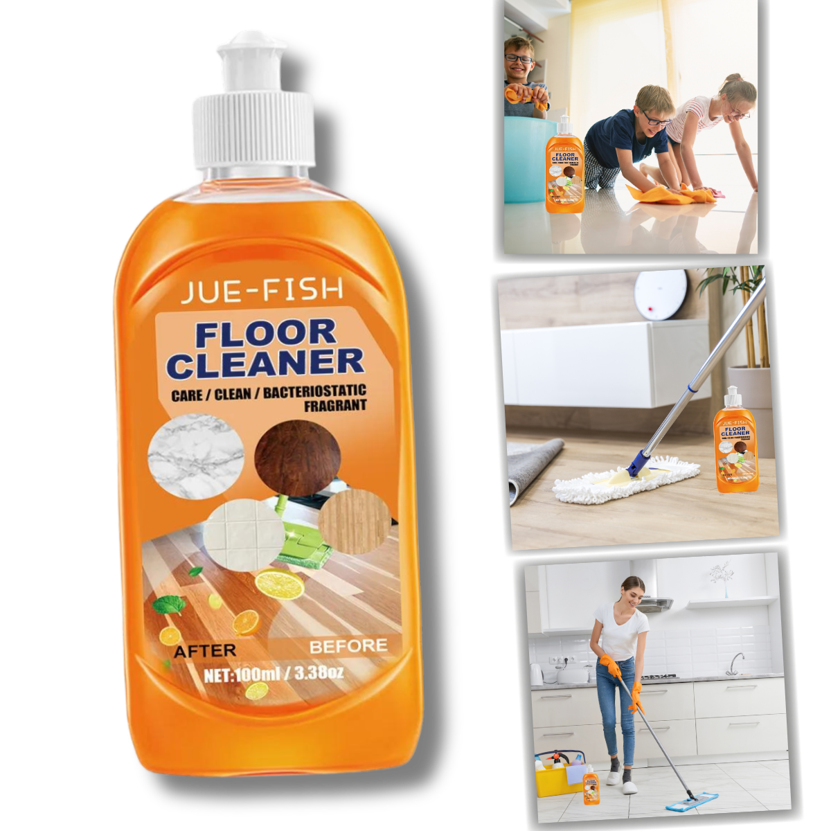 Nettoyant multi-usages pour sols au parfum naturel