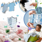 Bandes de lessive écologiques à dissolution rapide