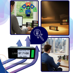 Afficheur bourse et crypto en direct avec design empilable