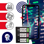 Afficheur bourse et crypto en direct avec design empilable