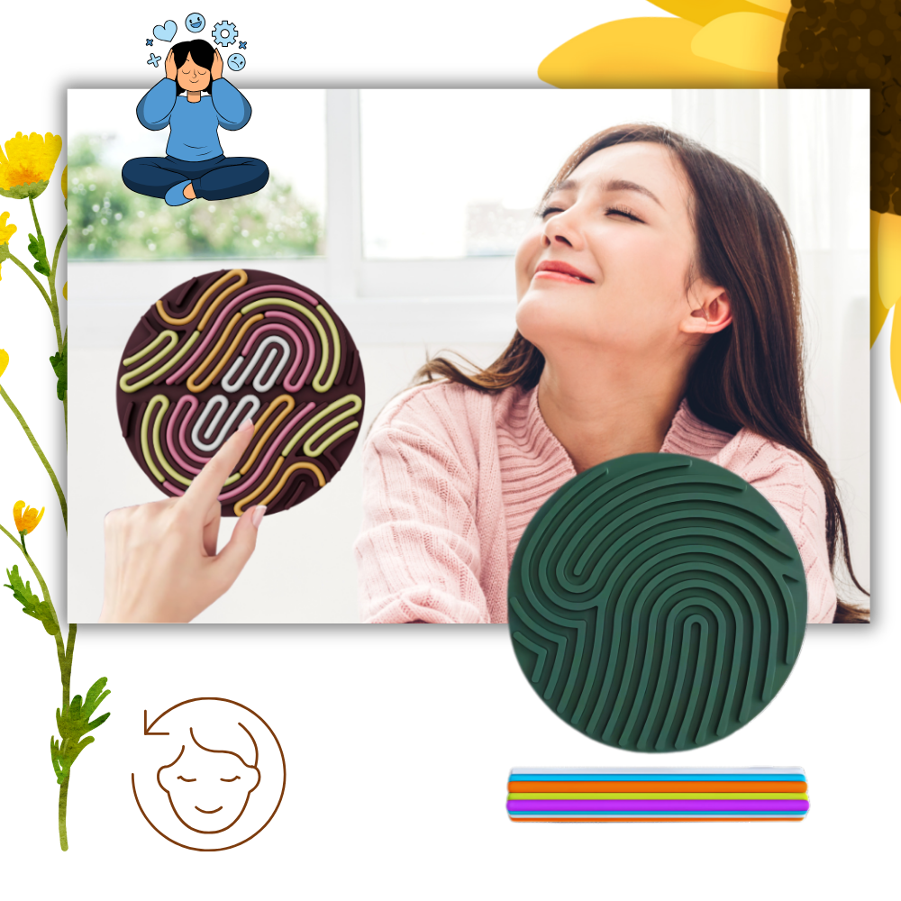 Tableau d'activités sensorielles anti-stress