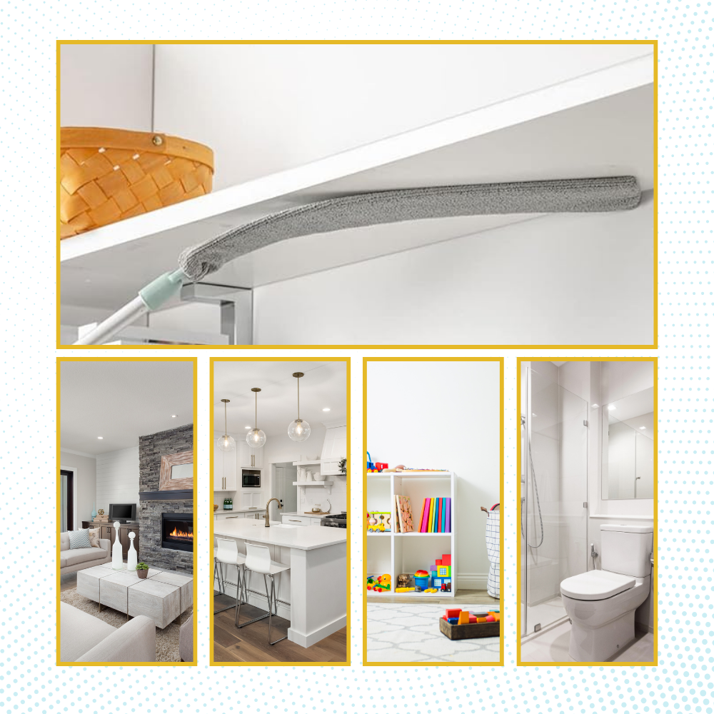 Plumeau réglable télescopique