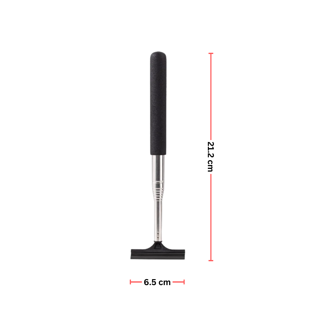 Raclette télescopique pour rétroviseur