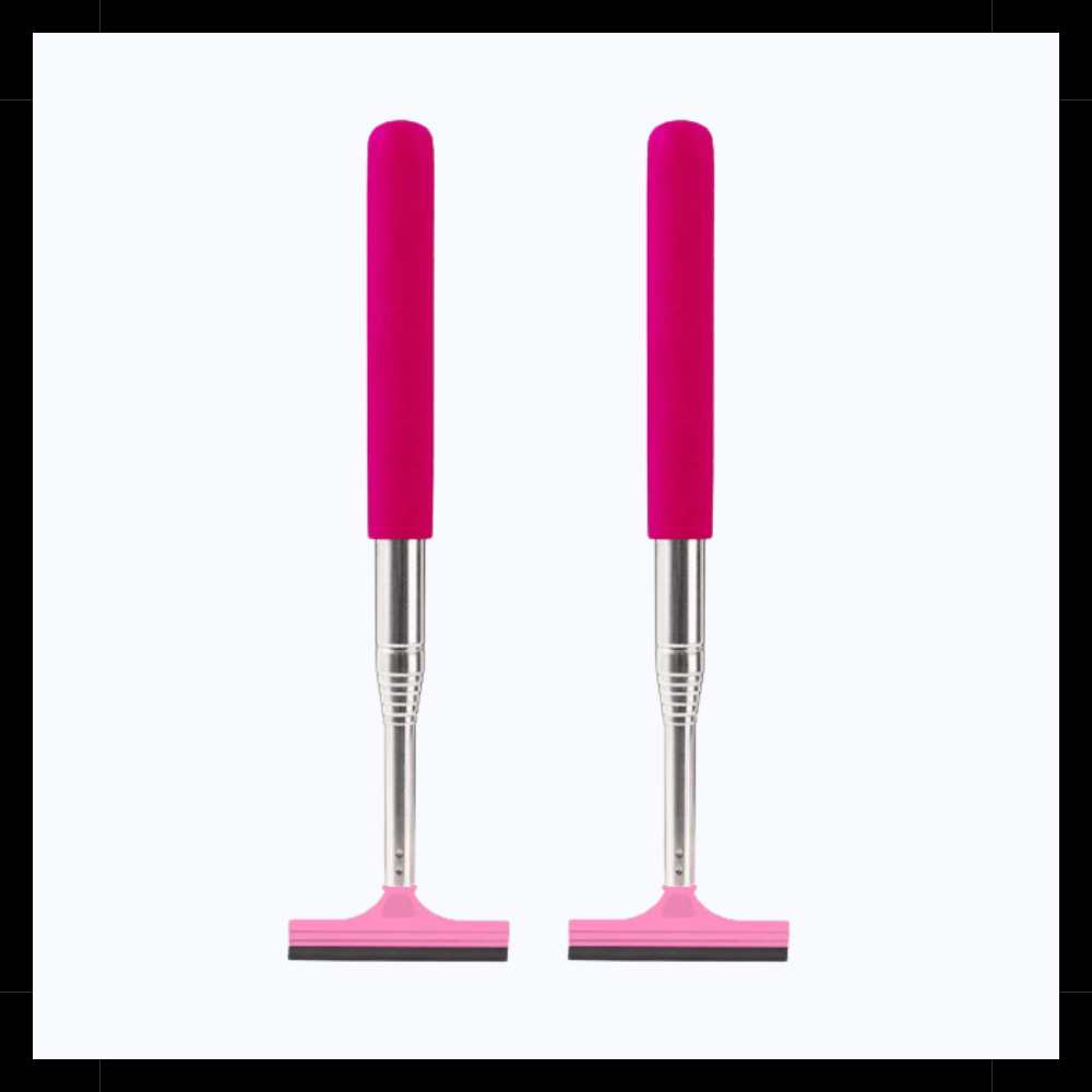 Raclette télescopique pour rétroviseur